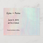 Kleurrijke Save the Date Briefkaart () (Achterkant)