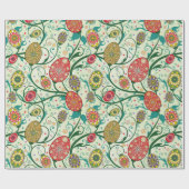 Kleurrijke Scandinavische paaseieren Cadeaupapier (Vlak)