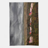Kleurrijke schapen theedoek (Verticaal)