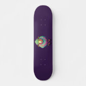 Kleurrijke schapenillustratie persoonlijk skateboard (Voorkant)