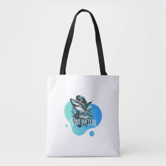 Kleurrijke scharnierende roofdierschouder-Canvas t Tote Bag (Voorkant)
