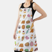 Kleurrijke schattige afdrukken in restaurants scha schort (Insitu)