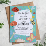 Kleurrijke Schattige Bugs Kids Verjaardag Kaart<br><div class="desc">Het kleurrijke Schattigee Bugs Kids Birthday collectie is een heerlijk en grillig assortiment dat perfect is om de speciale dag van je kleintje te vieren. Met charmante, levendige illustraties van vriendelijke insecten en insecten, dit collectie bevat alles wat je nodig hebt voor een leuk gevuld feest. Van uitnodigingen en decoraties...</div>