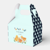 Kleurrijke Schattige Chicken Family Boy Dank u