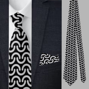 Kleurrijke Schattige cirkelpatroon stropdas