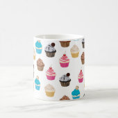 Kleurrijke schattige cupcakes patroon koffiemok (Center)
