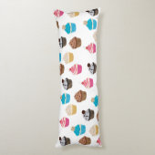 Kleurrijke schattige cupcakes patroon lichaamskussen (Achterkant (Verticaal))