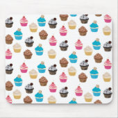 Kleurrijke schattige cupcakes patroon muismat (Voorkant)