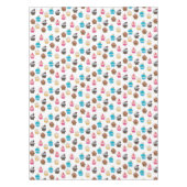 Kleurrijke schattige cupcakes patroon tafelkleed (Voorkant)