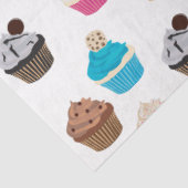 Kleurrijke schattige cupcakes patroon tissuepapier (Detail)