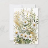 Kleurrijke Schattige Flower Fairies Glitter Script Bedankkaart (Achterkant)