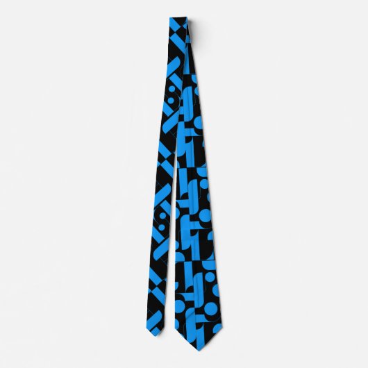 Kleurrijke Schattigee achtergrond patroon stropdas (Achterkant)