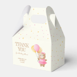 Kleurrijke Schattigee Beren ballon Verjaardag Bedankdoosjes