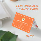 Kleurrijke Schattigee Bloempatroon Gepersonaliseer Visitekaartje
