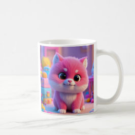 Kleurrijke Schattigee Cat Mok – fleur je dag op!