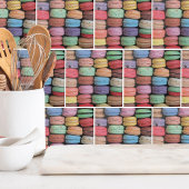 Kleurrijke Schattigee Cookie Franse Macaron Tegeltje