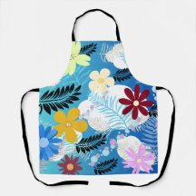 Kleurrijke Schattigee Daisies Varen Bubbels Wolken