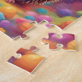 Kleurrijke Schattigee egel Legpuzzel (Zijkant)