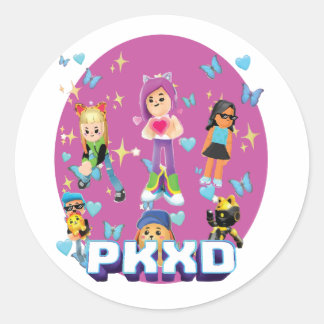 Kleurrijke Schattigee Gamer Sticker voor Kinderen,