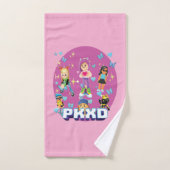 Kleurrijke Schattigee Gamer Sticker voor Kinderen, Bad Handdoek (Handdoek)