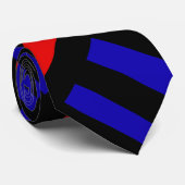 Kleurrijke Schattigee Geometrische Patroon stropda Stropdas (Opgerold)