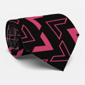 Kleurrijke Schattigee Geometrische Patroon stropda Stropdas (Opgerold)