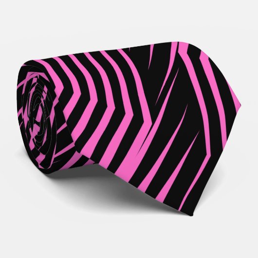 Kleurrijke Schattigee Geometrische Patroon stropda Stropdas (Opgerold)