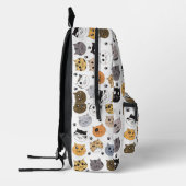 Kleurrijke Schattigee Grappige Katten & Paw Aangep Bedrukte Rugzak (Links)