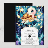 Kleurrijke Schattigee Kinderen schildpad Verjaarda Kaart (Voorkant / Achterkant)