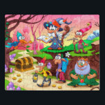 Kleurrijke Schattigee magische tovenaarsschat Puzzel<br><div class="desc">Dit kleurrijke ontwerp is voorzien van een tovenaar,  koning en elfen met een schatkist. #modern #fantasy #wizard #elves #king #bird #treasure #cartoon #illustration #puzzle #jigsaw #jigsawpuzzle #girl #magical #gifts #giftsforgirls #colorful #games</div>