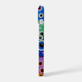 Kleurrijke Schattigee Monster iPhone Case | Leuke  iPhone 15 Case (Linkerkant)