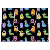 Kleurrijke Schattigee Monsters Groot Cadeauzakje (Voorkant)