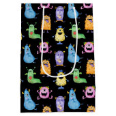 Kleurrijke Schattigee Monsters Medium Cadeauzakje (Achterkant)