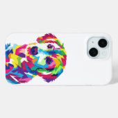 Kleurrijke Schattigee Puppy Dog Labrador Case-Mate iPhone Case (Achterkant (horizontaal))