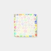 Kleurrijke Schattigee Puppy Paw Prints Post-it® Notes (Voorkant)