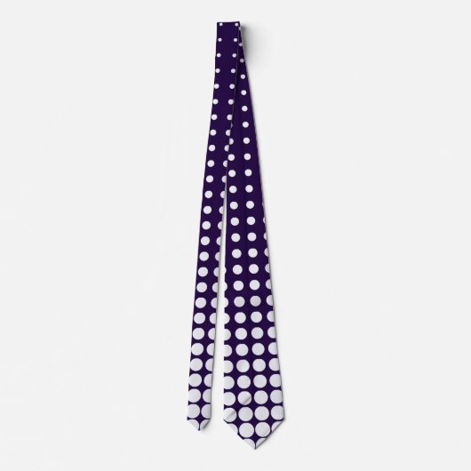 Kleurrijke Schattigee Stippen Pattern Stropdas (Achterkant)