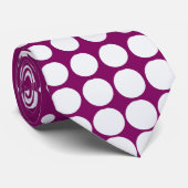 Kleurrijke Schattigee Stippen Pattern Stropdas (Opgerold)