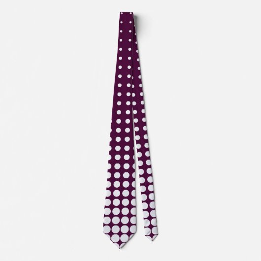 Kleurrijke Schattigee Stippen Pattern Stropdas (Voorkant)