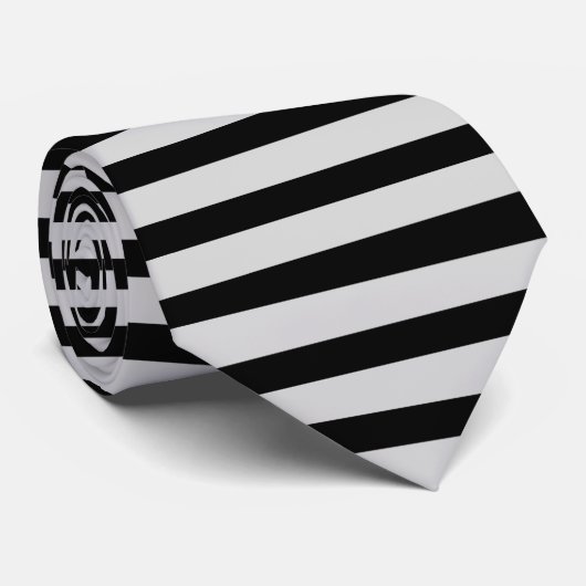 Kleurrijke Schattigee strepen Pattern Necktie Stropdas (Opgerold)