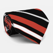 Kleurrijke Schattigee Stripes Pattern Stropdas (Opgerold)