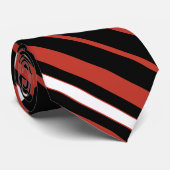 Kleurrijke Schattigee Stripes Pattern Stropdas (Opgerold)