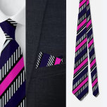 Kleurrijke Schattigee Stripes Pattern Stropdas<br><div class="desc">Kleurrijke Schattigee Stripes Pattern stropdas.</div>