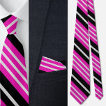 Kleurrijke Schattigee Stripes Pattern Stropdas<br><div class="desc">Kleurrijke Schattigee Stripes Pattern stropdas.</div>