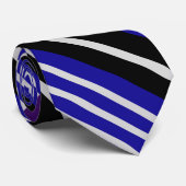 Kleurrijke Schattigee Stripes Pattern Stropdas (Opgerold)