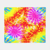 KLEURRIJKE SCHATTIGEE WEB GEÏNSPIREERDE DESIGN TIE FLEECE DEKEN (Voorkant (Horizontaal))