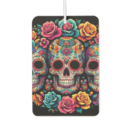 Kleurrijke schedels luchtverfrisser! luchtverfrisser
