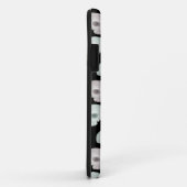 kleurrijke schedels op zwart Case-Mate iPhone case (Achterkant/rechts)