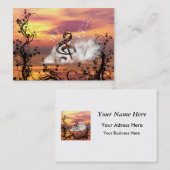 Kleurrijke schelp visitekaartje (Voorkant / Achterkant)