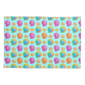 Kleurrijke schelpen  kussensloop (Achterkant)