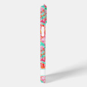 Kleurrijke Schelpen met Monogram Case-Mate iPhone Case (Achterkant / Rechts)